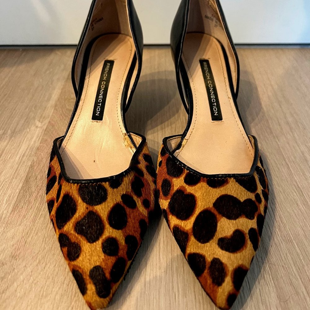 French Connection, Leopard Fur, Size 37, Used